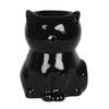 Shiny Black Cat Wax Melt Burner - Oh My Melt
