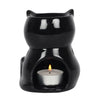 Shiny Black Cat Wax Melt Burner - Oh My Melt