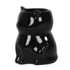 Shiny Black Cat Wax Melt Burner - Oh My Melt