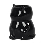 Shiny Black Cat Wax Melt Burner - Oh My Melt