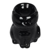 Shiny Black Cat Wax Melt Burner - Oh My Melt