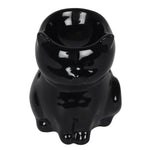 Shiny Black Cat Wax Melt Burner - Oh My Melt