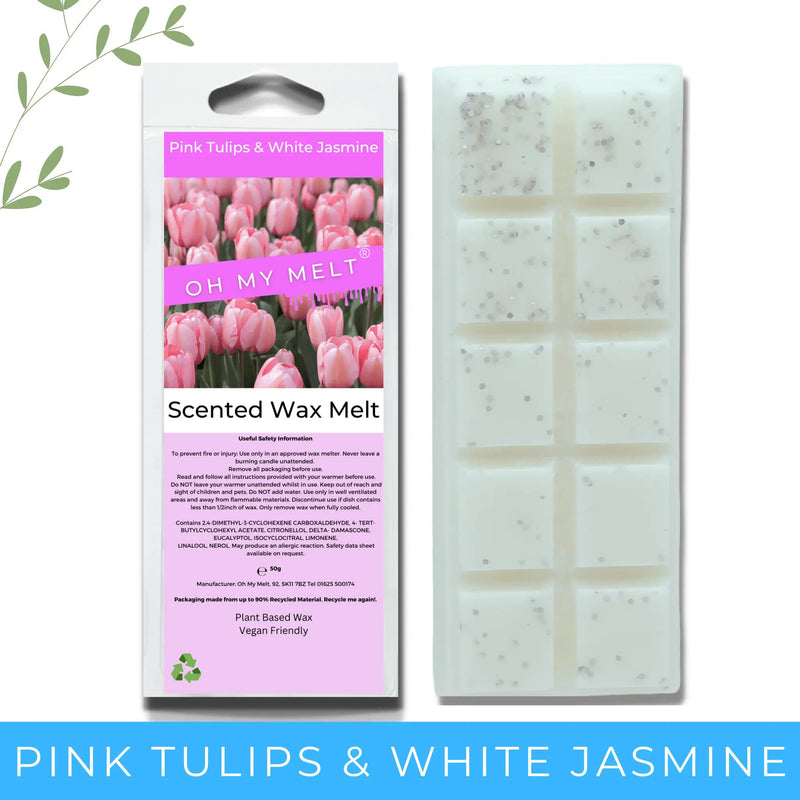 Pink Tulips & White Jasmine Wax Melt