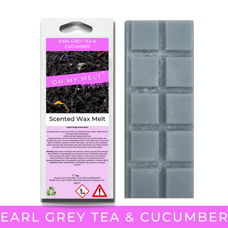 Earl Grey Tea and Cucumber Wax Melt