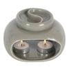 Oh My Melt Grey Double Wax Melt Burner