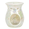 Oh My Melt Large White Crackle Wax Melt & Oil Burner