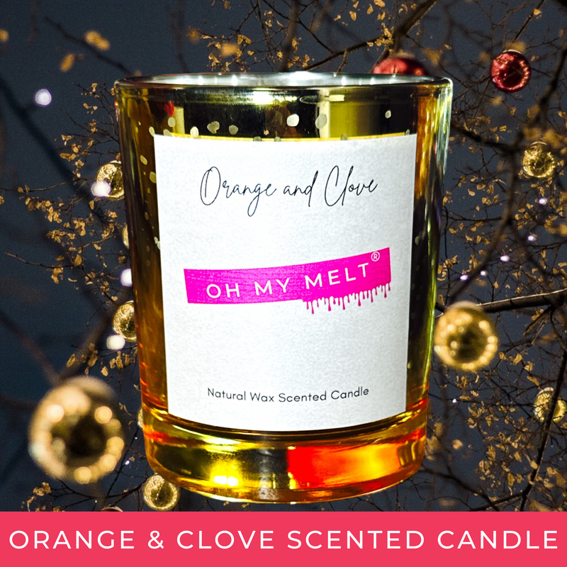 Orange & Clove Scented Candle