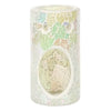 Oh My Melt White Pillar Iridescent Crackle Wax Melt & Oil Burner