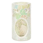 Oh My Melt White Pillar Iridescent Crackle Wax Melt & Oil Burner