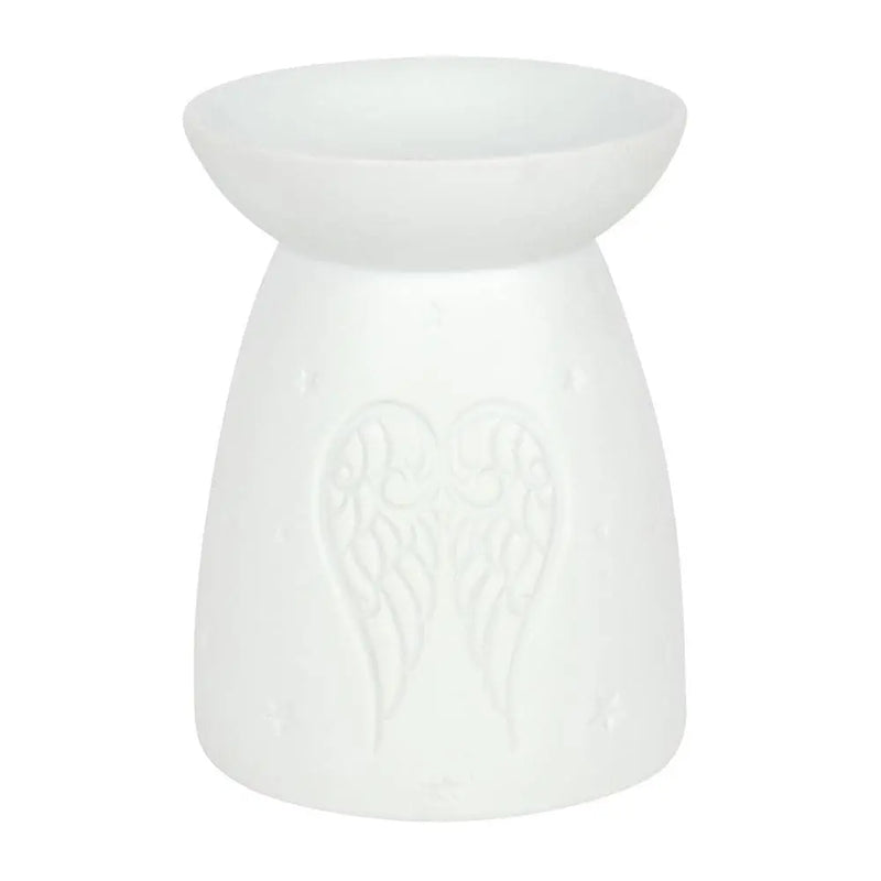 Oh My Melt White Ceramic Angel Wings Wax Melt Burner