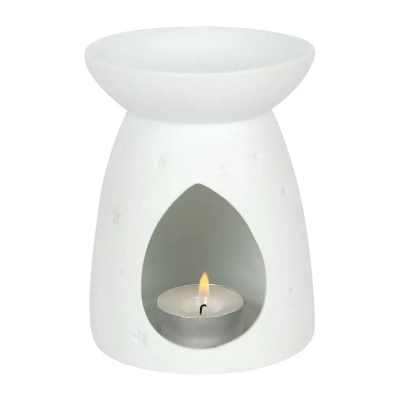 Oh My Melt White Ceramic Angel Wings Wax Melt Burner